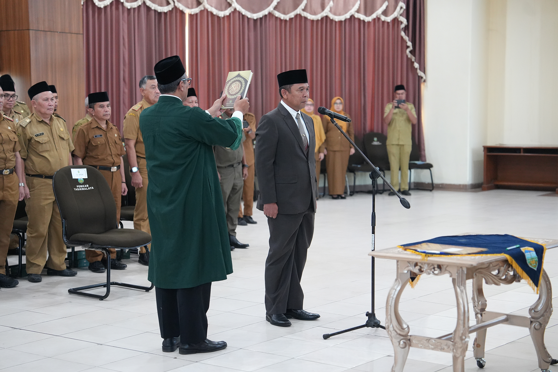 Pelantikan PJ Sekretaris Daerah Kabupaten Tasikmalaya